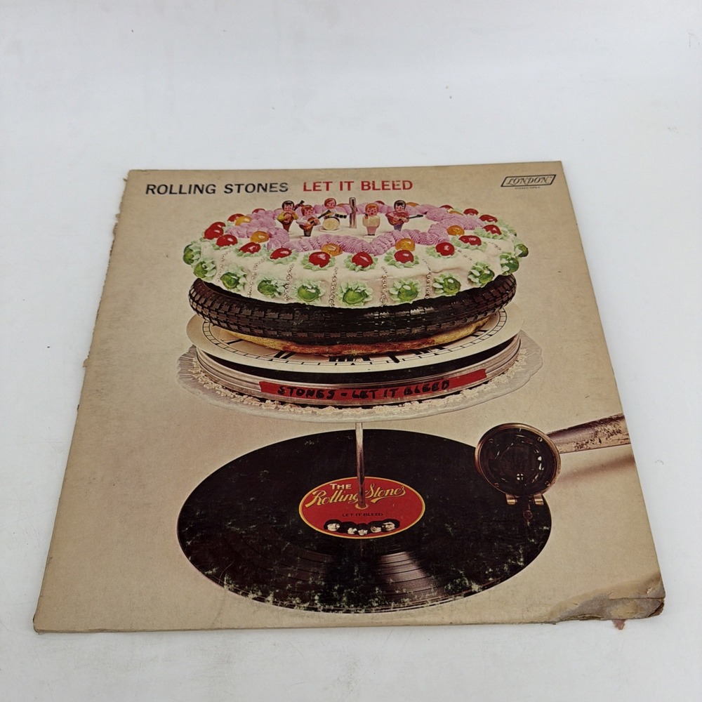 Let It Bleed by Rolling Stones Vinyl LP, (1969) London Records (NPS-4) Pink